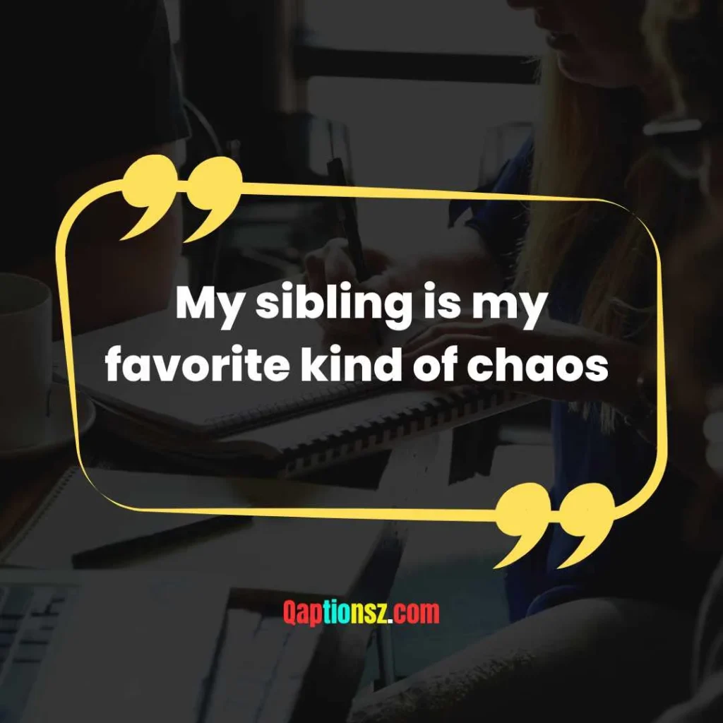 Captions for Siblings