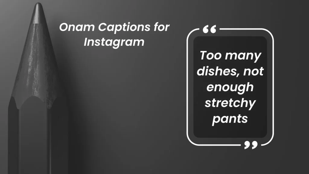 Funny Onam Captions