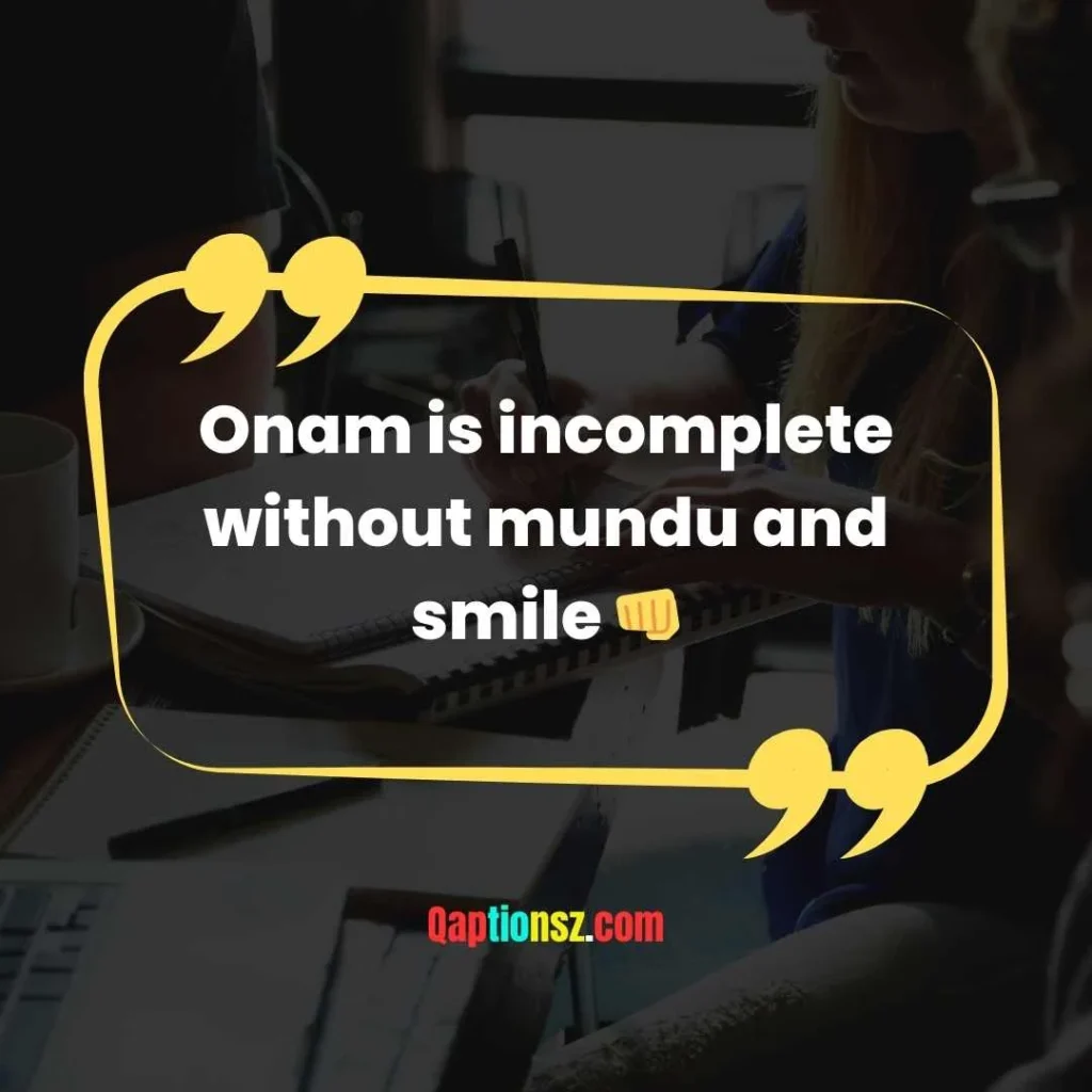 Onam Captions for Instagram for Boy