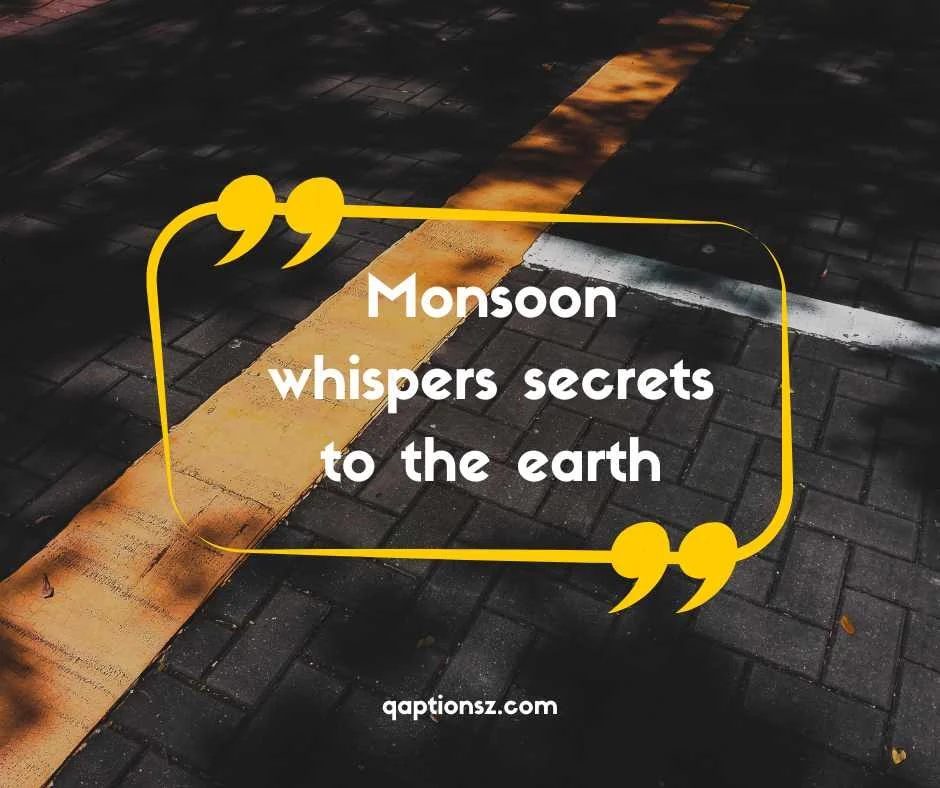 Poetic Monsoon Captions