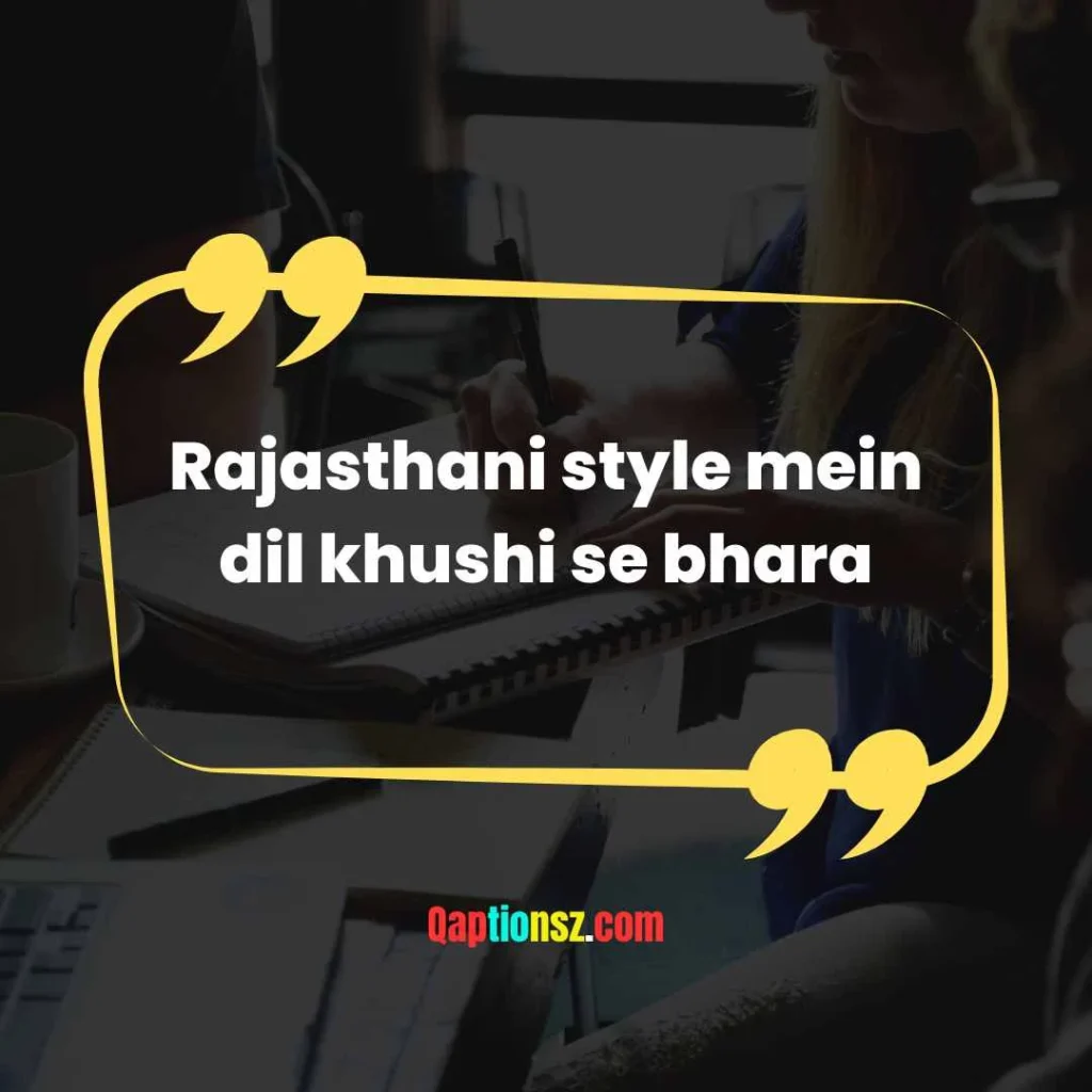 Rajasthani Bio for Instagram