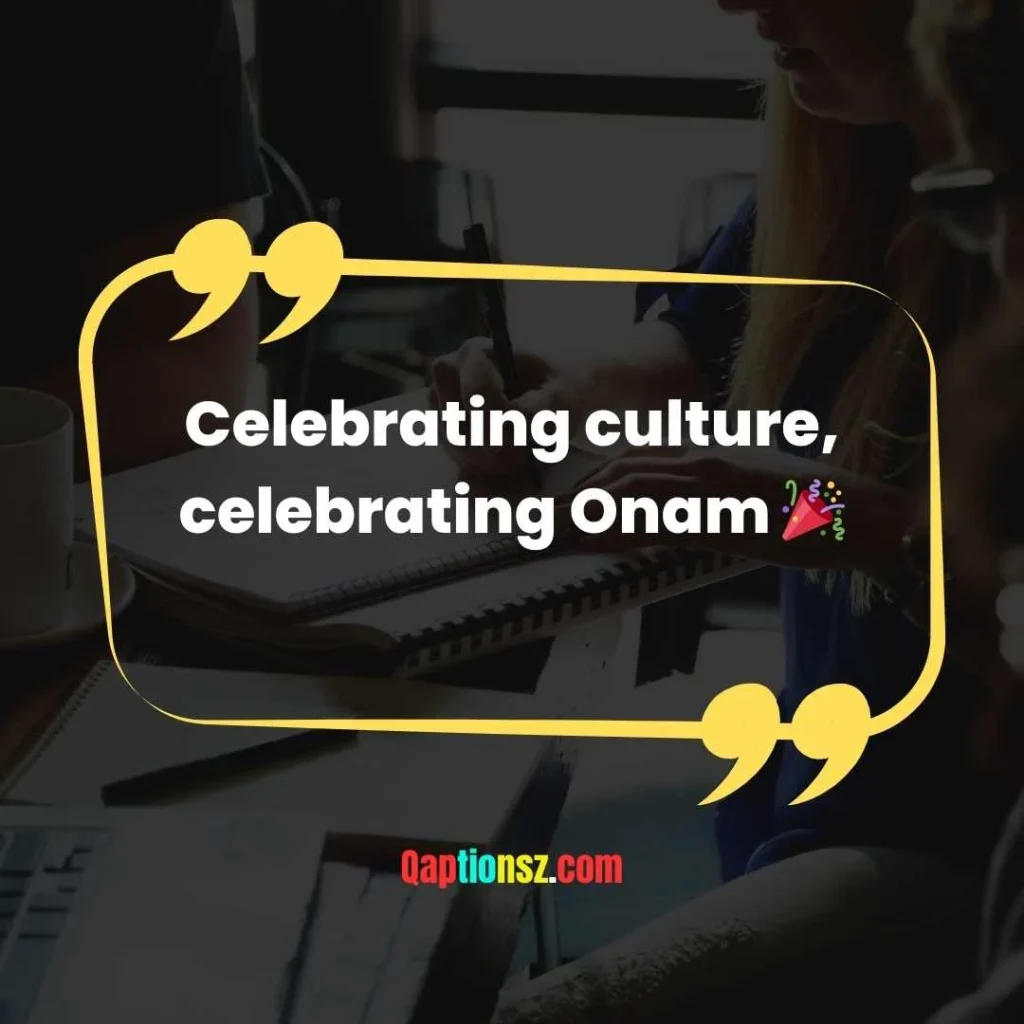Short Onam Captions