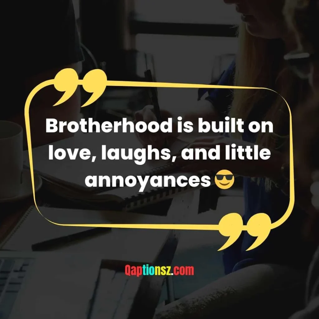 Caption for Brother
