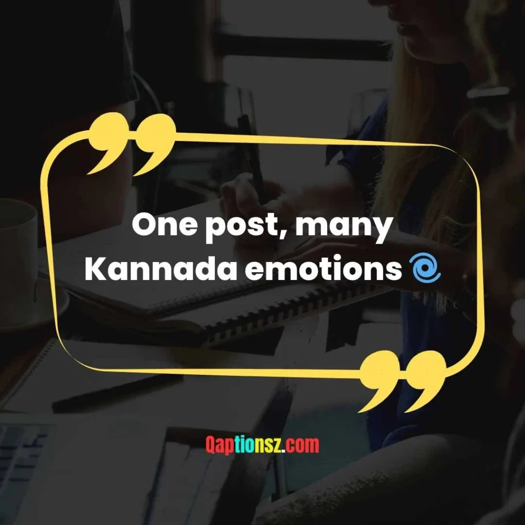 Caption for Instagram Post Kannada