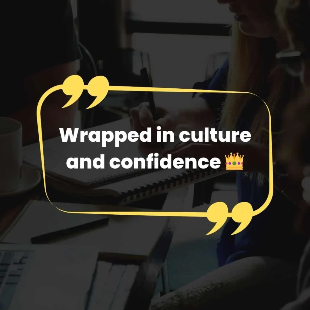 Caption for Traditional Wear for Girl