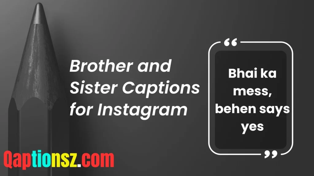 Captions for Sibling Chaos