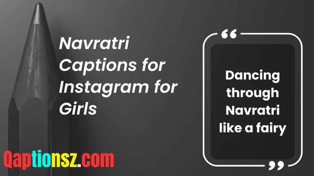 Cute Navratri Captions for Instagram