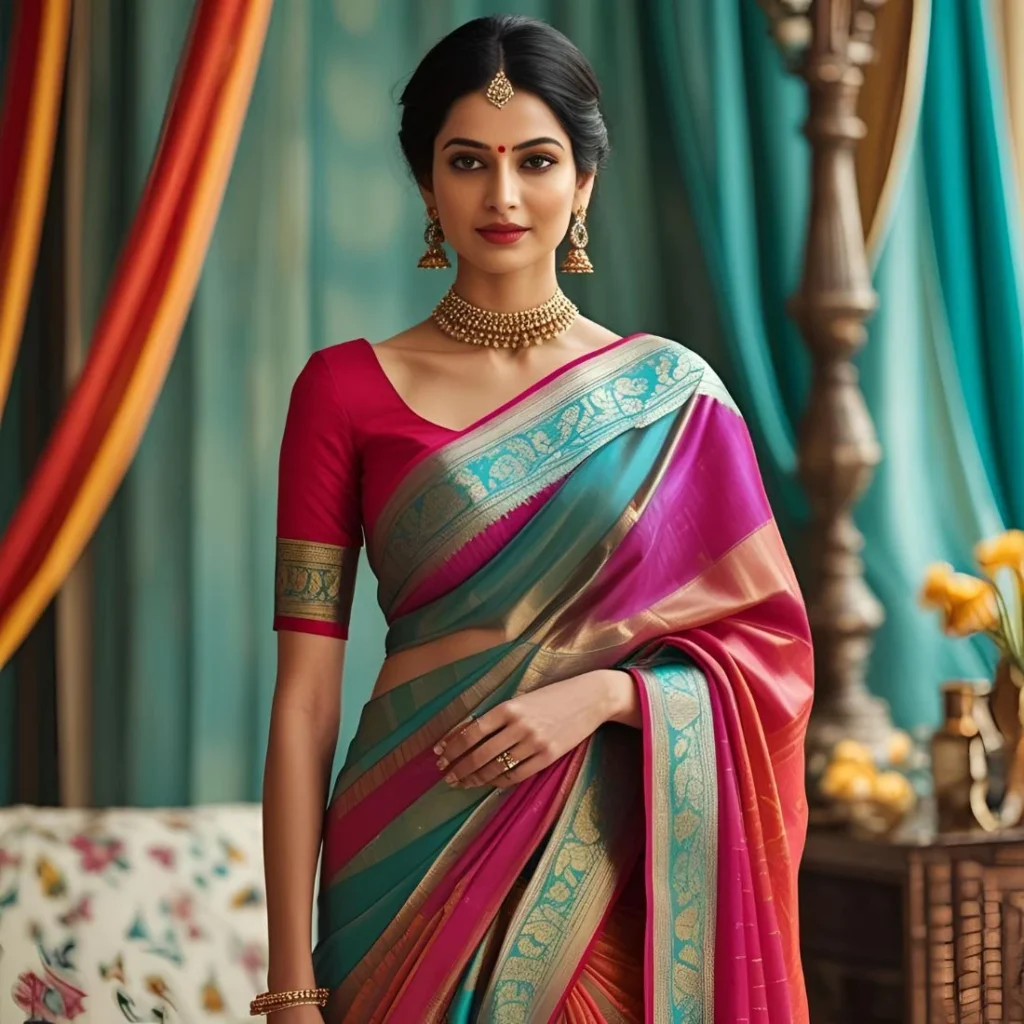 Modern Saree Captions