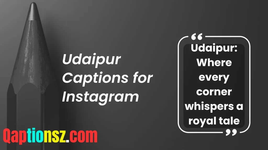 Royal & Heritage Udaipur Captions