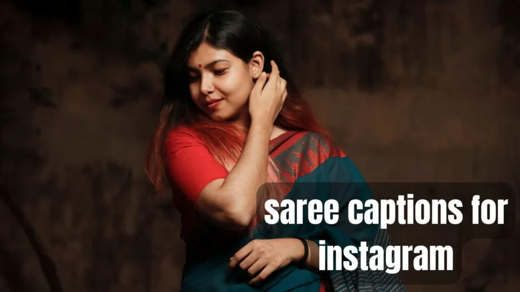 Saree Caption