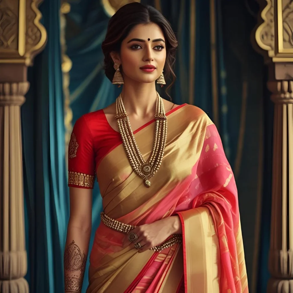 Saree Captions in English