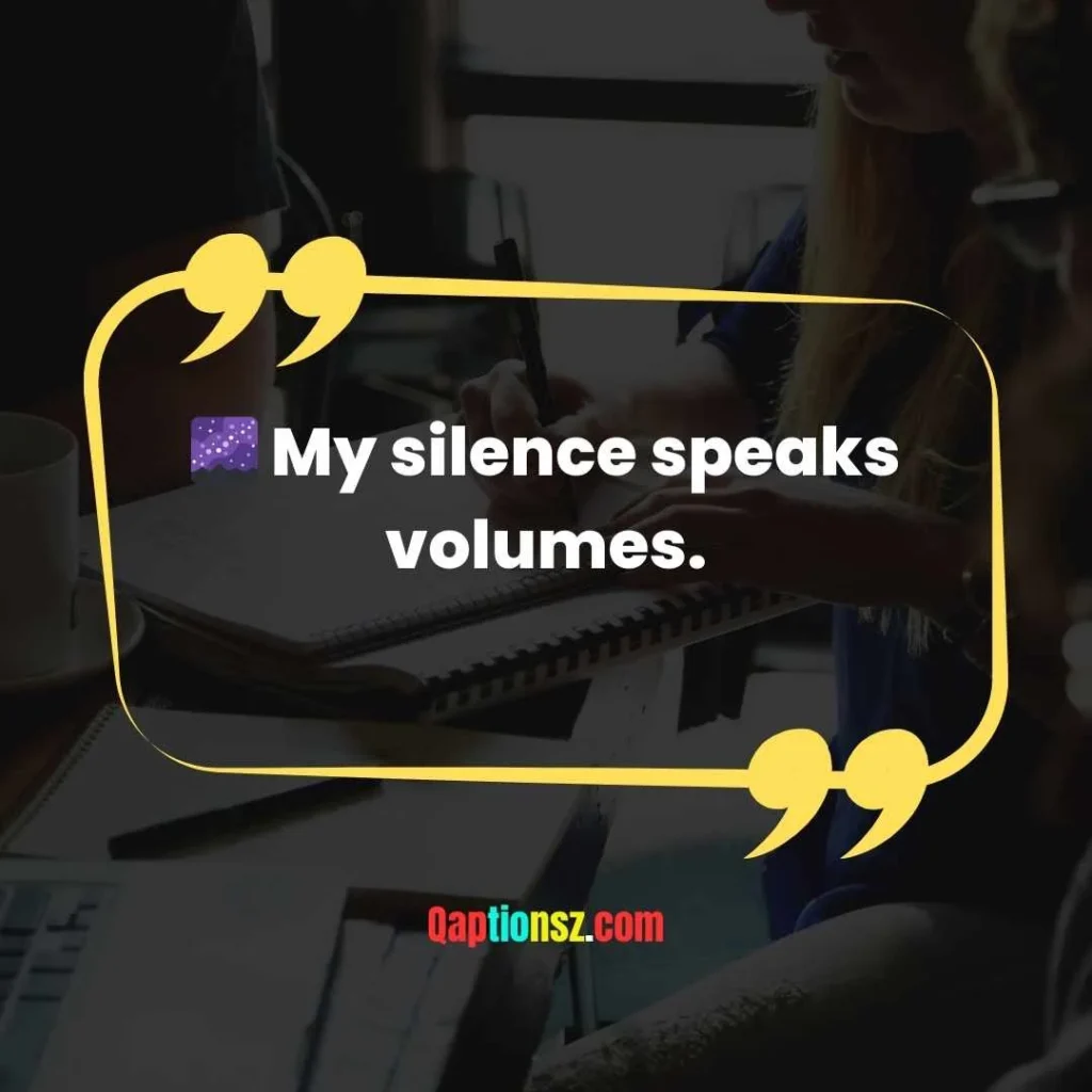 Silent Instagram Bio