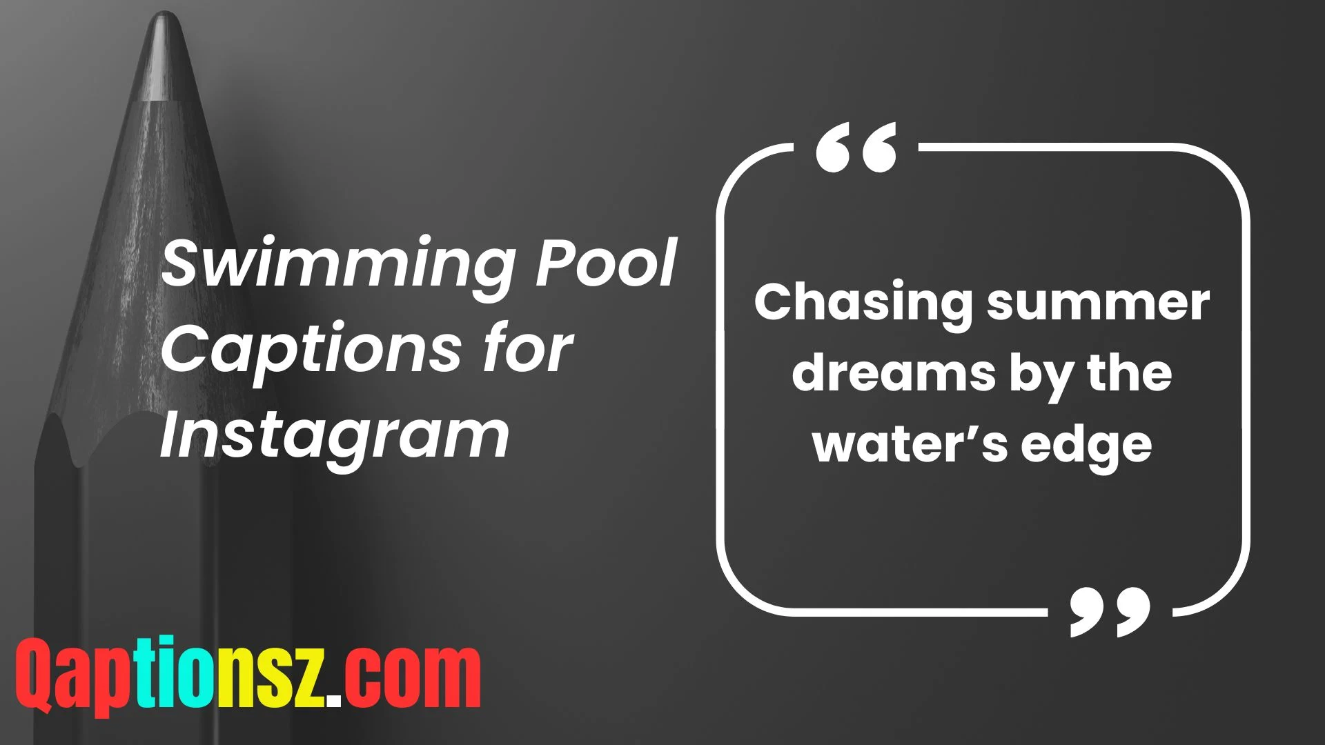 Read more about the article 365 Fun and Flirty Swimming Pool Captions for Instagram 2025