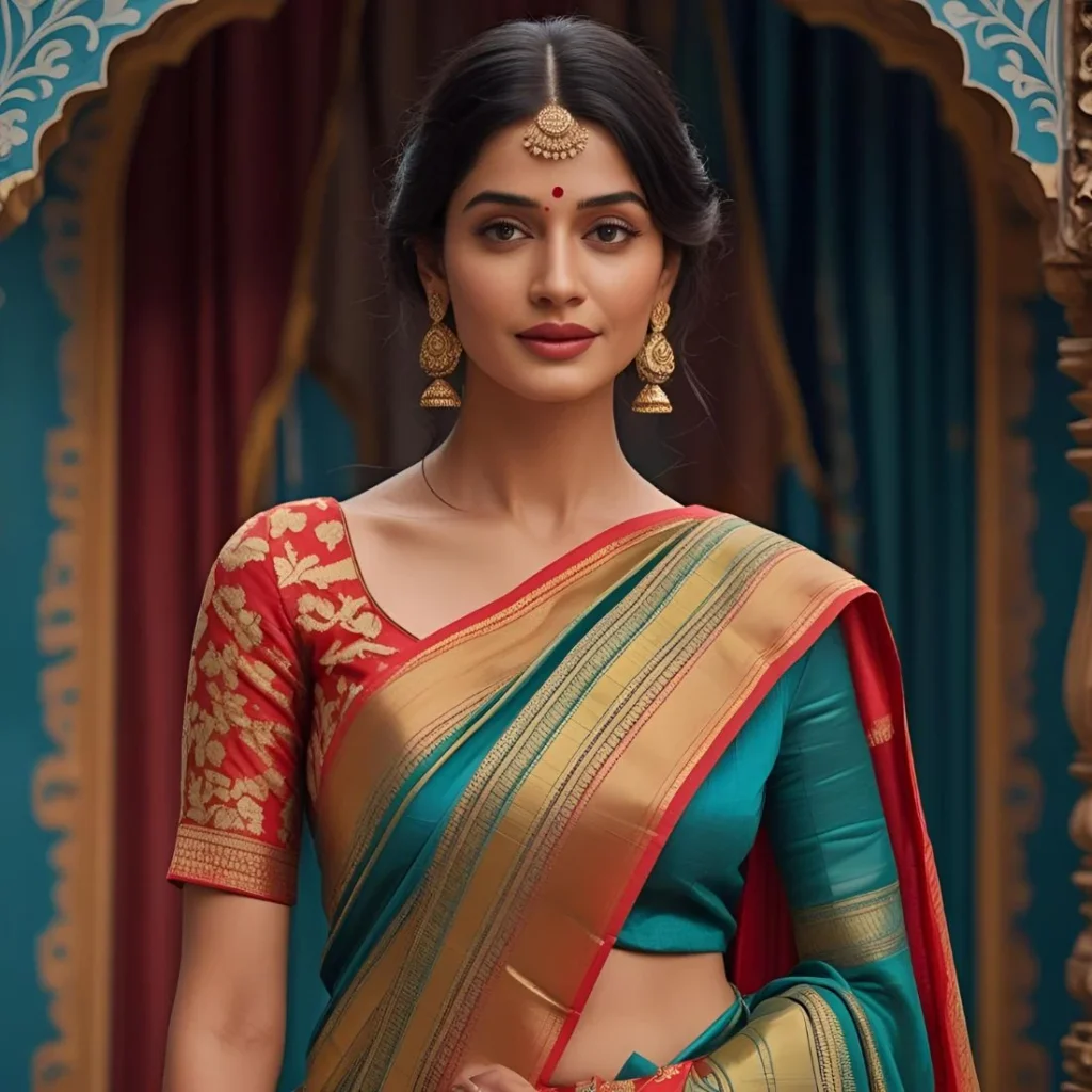 Traditional Saree Captions