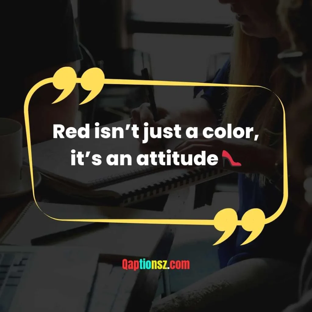 Caption for Red Dress