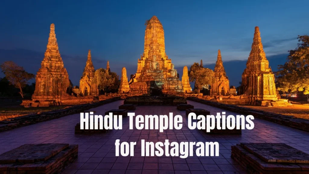 Hindu Temple Captions