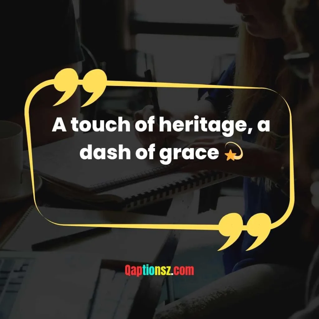 Best Captions for Traditional Look