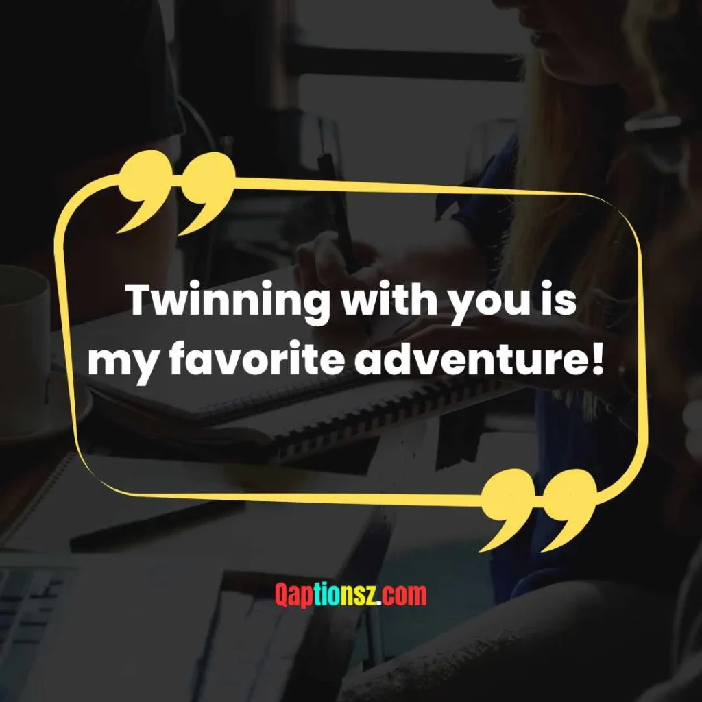 Cute and Heartfelt Twinning Captions