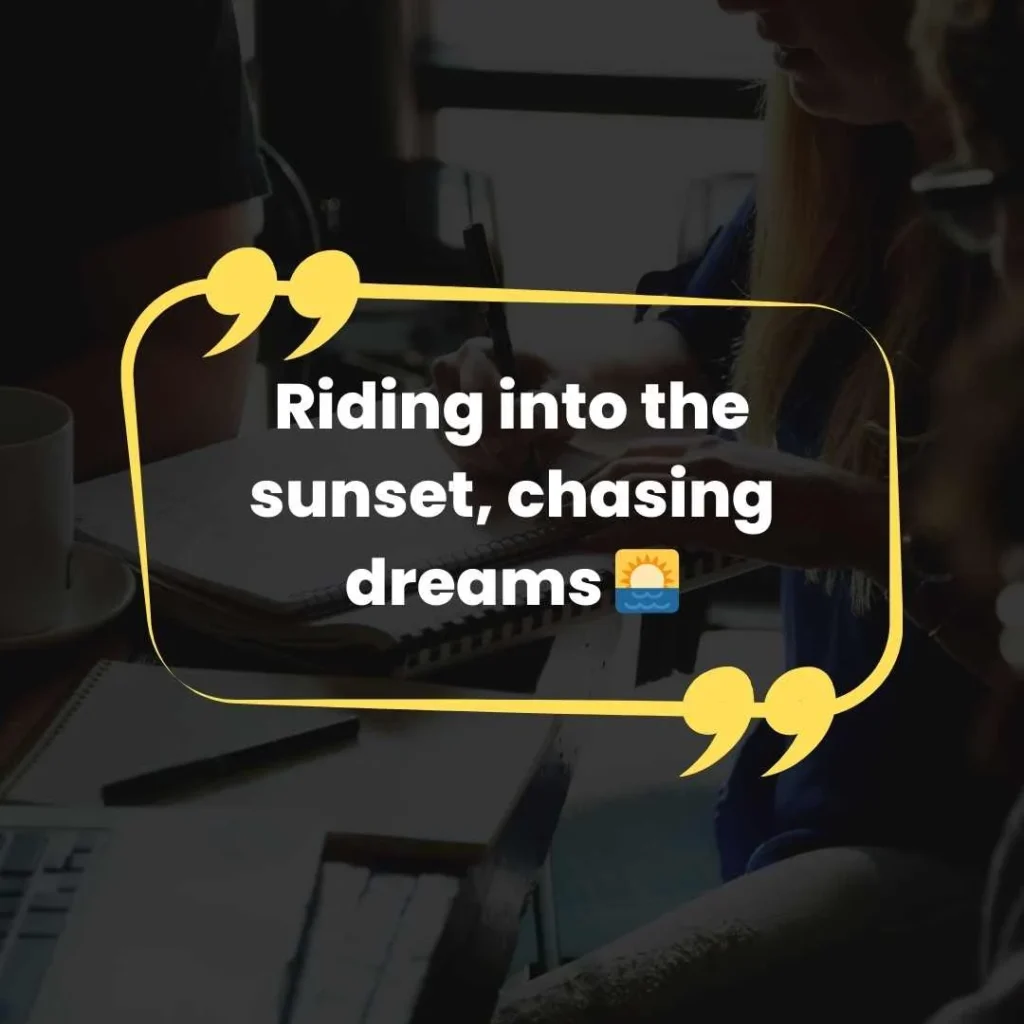 Riding Captions for Instagram