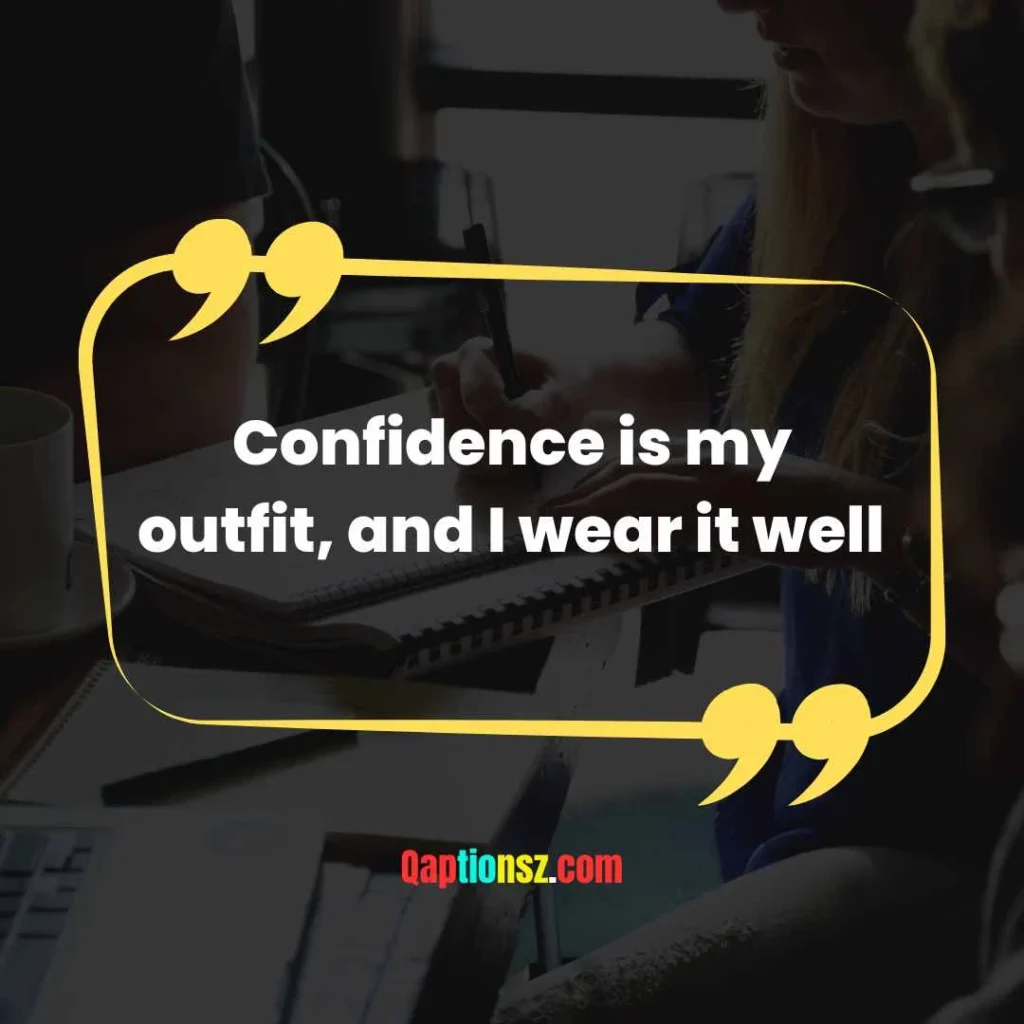 Confidence and Swagger Captions