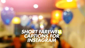 Read more about the article 329 Short Farewell Captions for Instagram Perfect for Goodbyes 2025