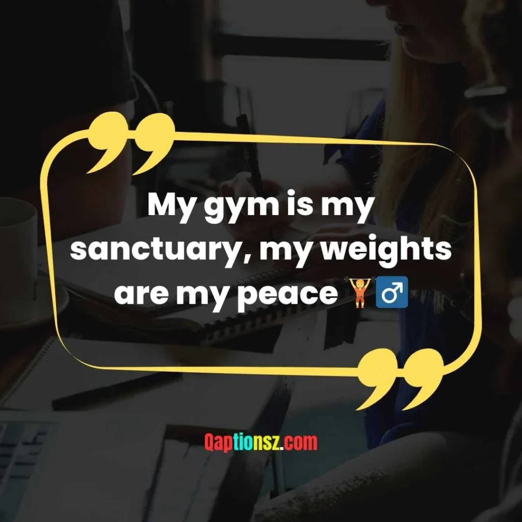 Fitness and Gym Captions
