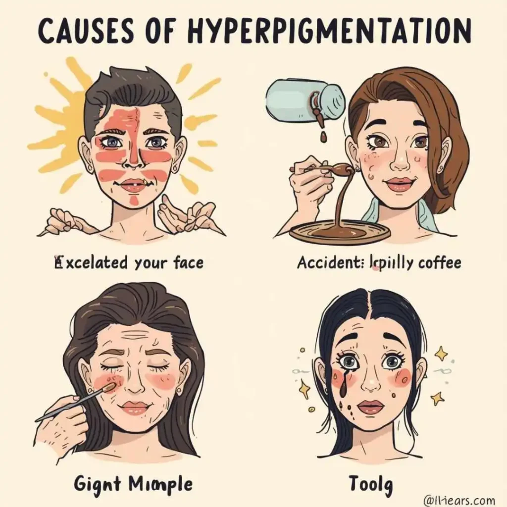 Causes of Hyperpigmentation