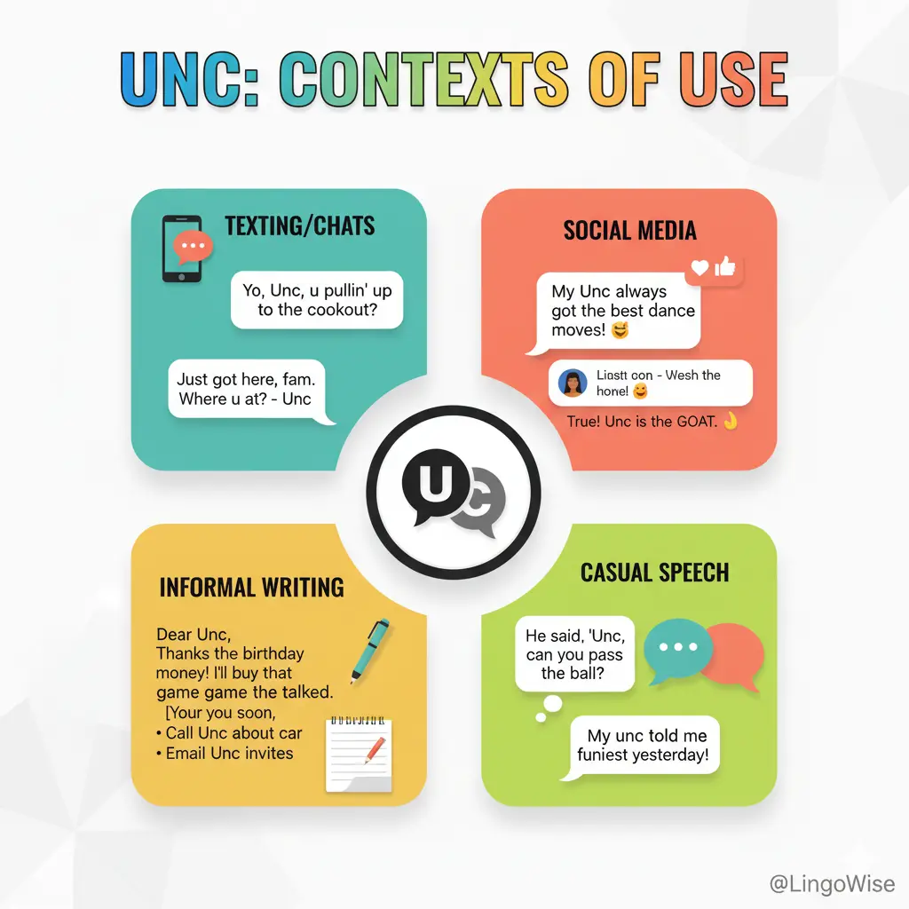 Contexts of “Unc” in Everyday Use