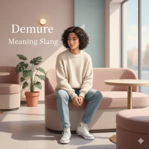 Read more about the article Demure Meaning Slang 2025