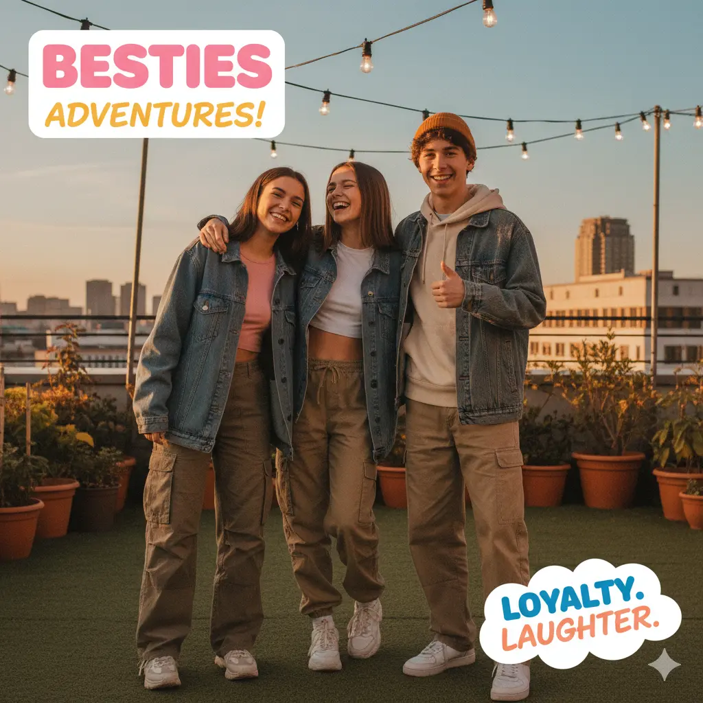 Heartfelt Teen Goon Captions for Besties