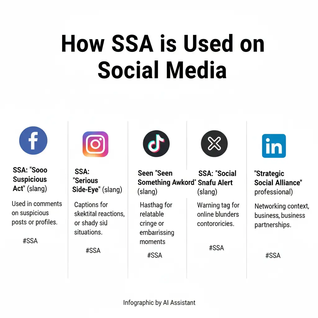 How SSA is Used on Social Media