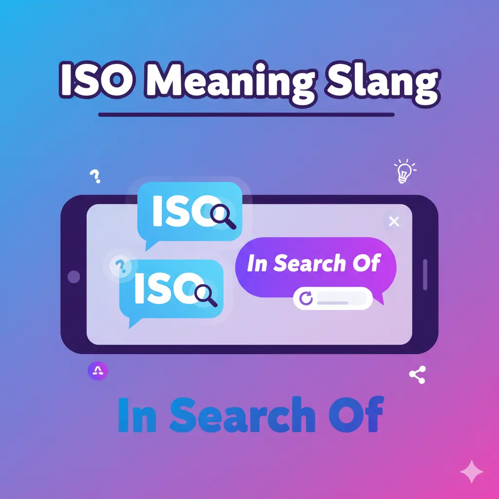 You are currently viewing ISO Meaning Slang 2025