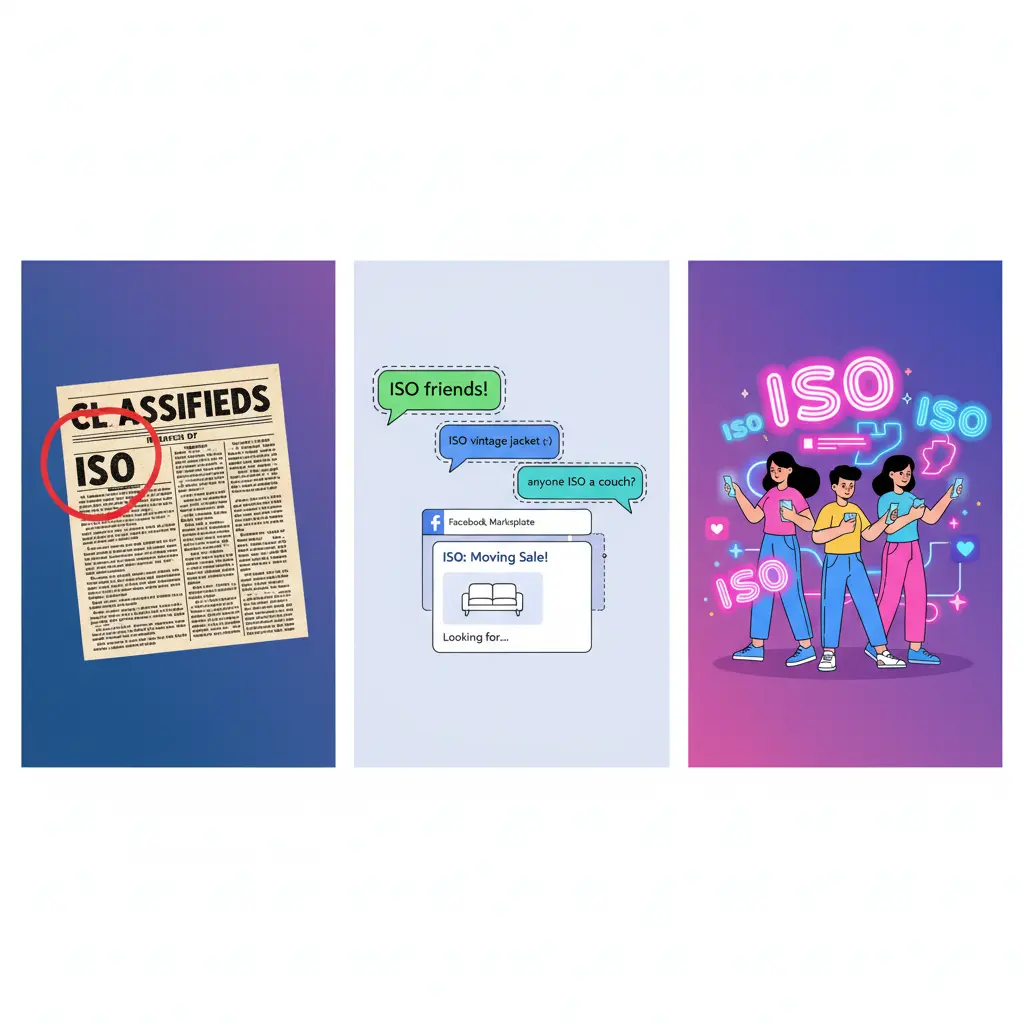 ISO Slang Origin: From Classifieds to TikTok