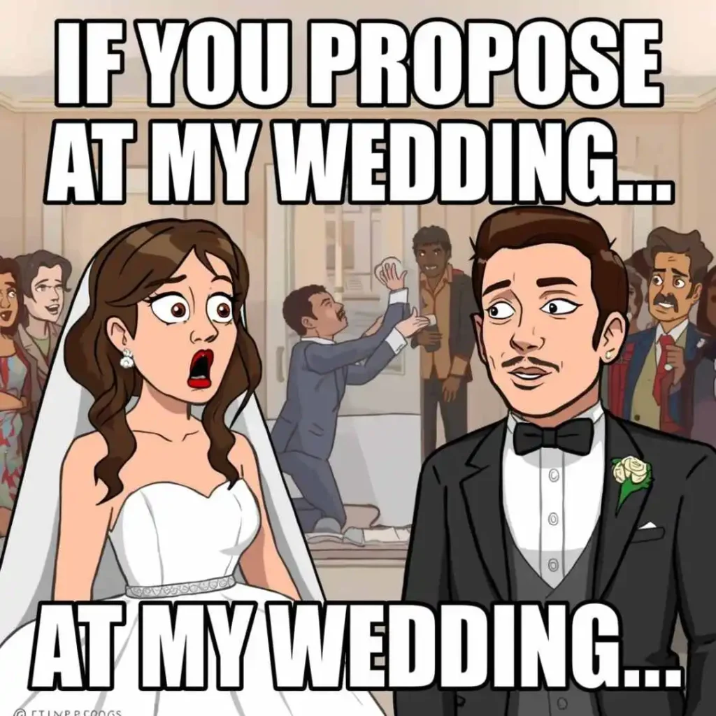 Propose at My Wedding Meme” Mean