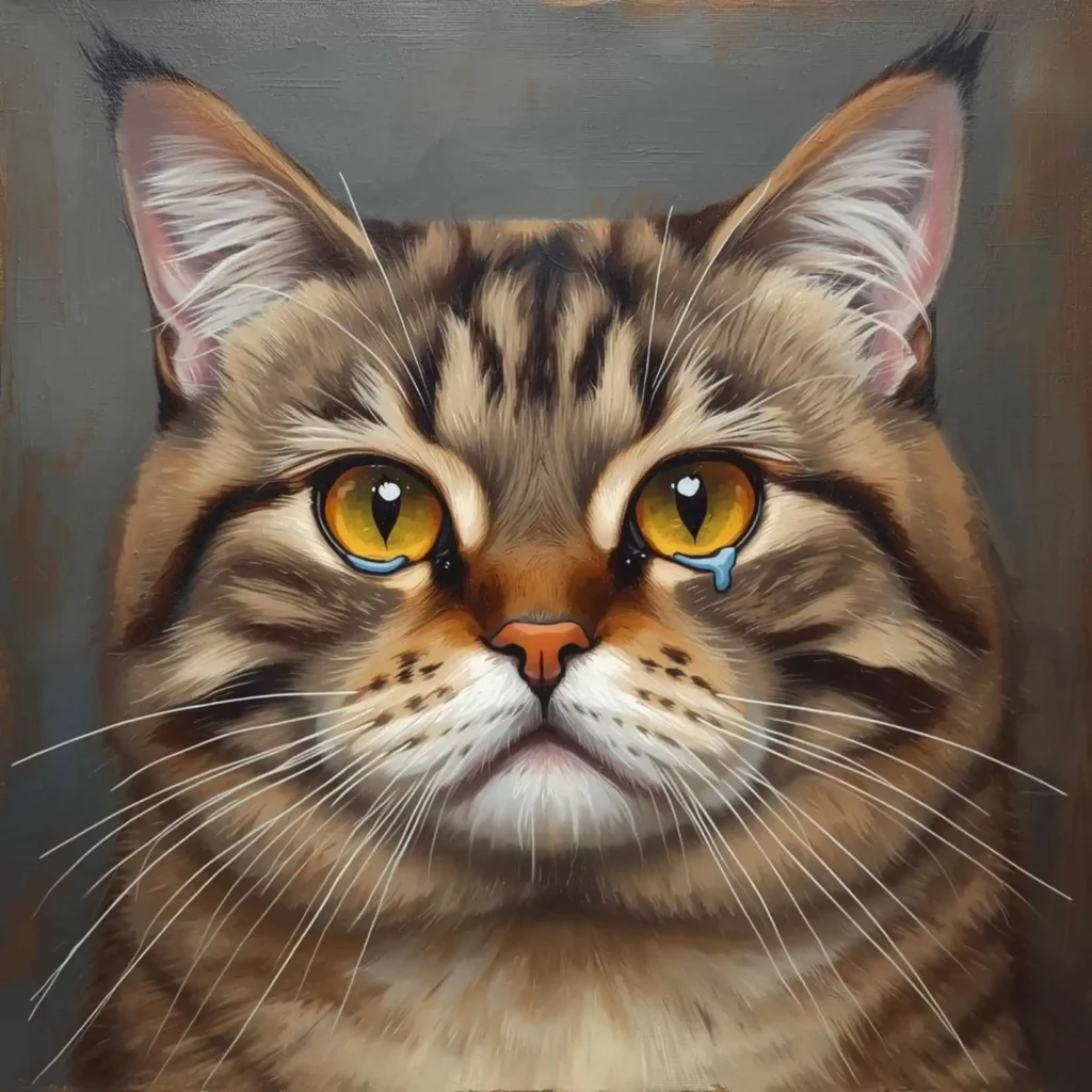 Sad Cat Memes Go Viral