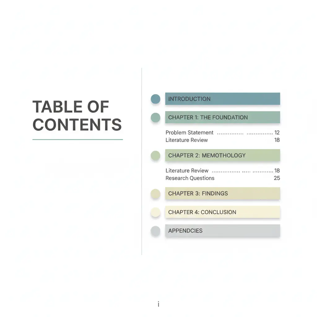 Table of Contents