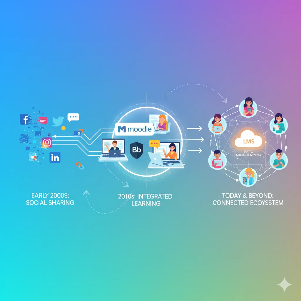 The Origin of LMS in Social Media