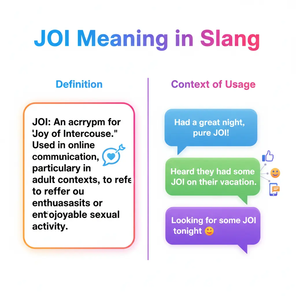 What Does JOI Mean in Slang? (Definition)