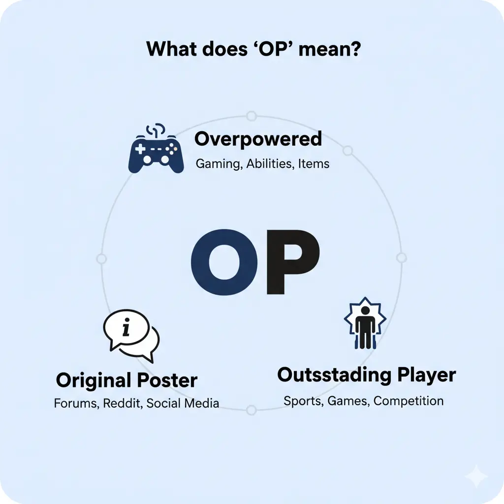 What Does “OP” Mean in Slang?