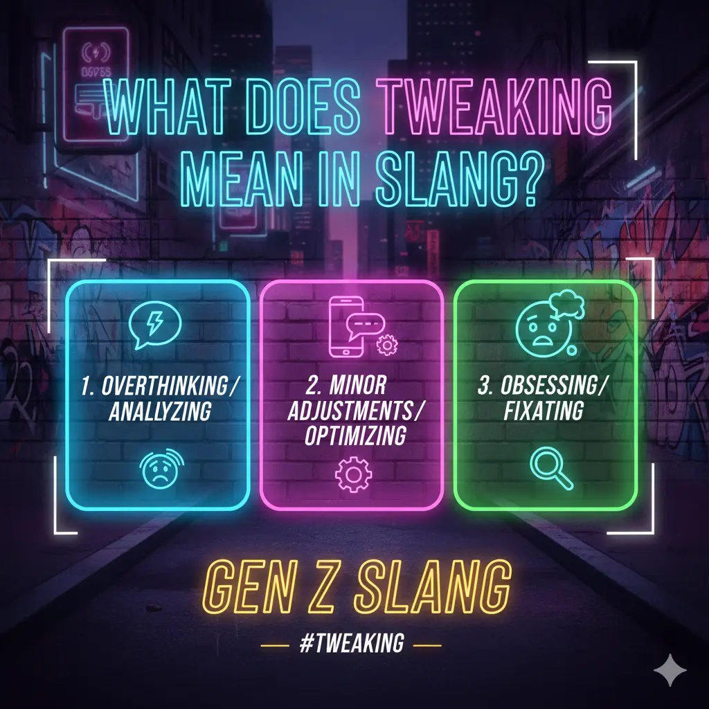 What Does Tweaking Mean in Slang?