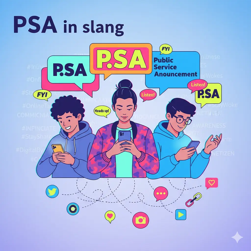 Why Do People Use PSA in Slang?