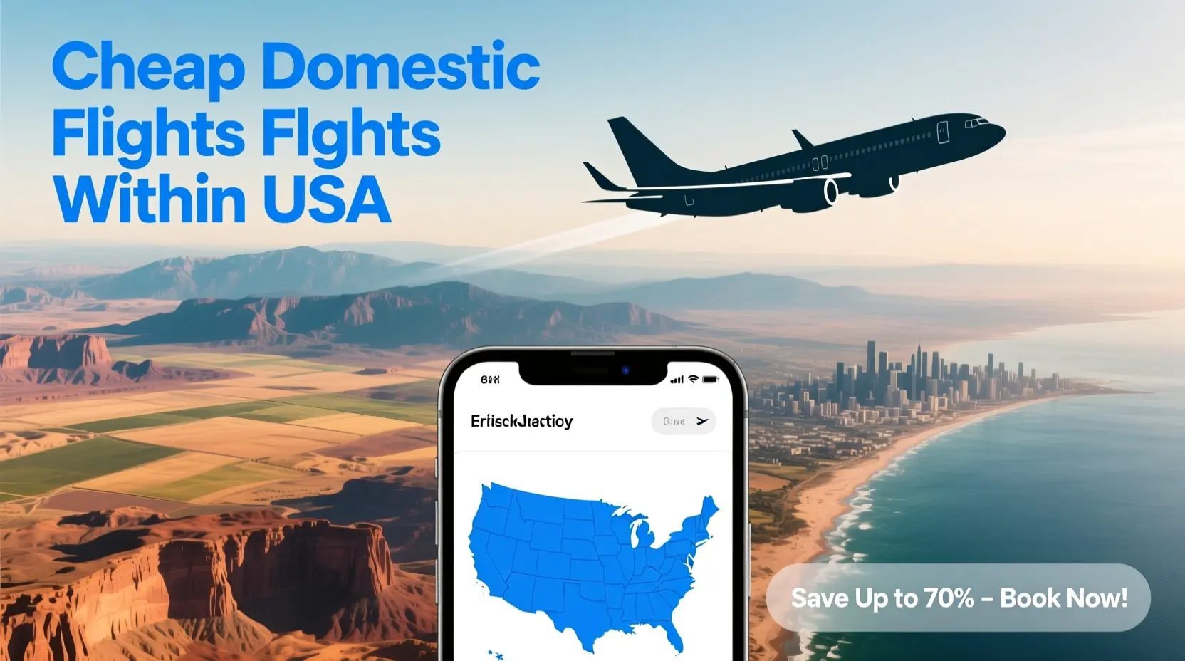 Read more about the article Cheap Domestic Flights Within USA Travel Deals