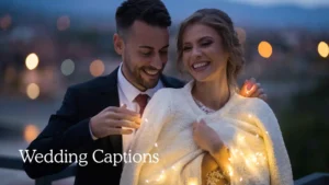 Read more about the article 150 Romantic Wedding Captions to Make Your Big Day Unforgettable 2025