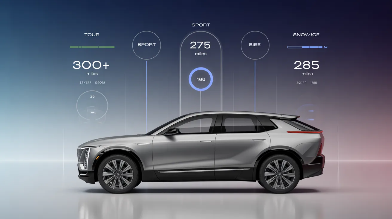 Read more about the article Do the Driving Modes in Cadillac Lyriq Offer Different Ranges or Battery Usages?