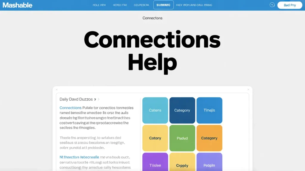 NYT Connections Works
