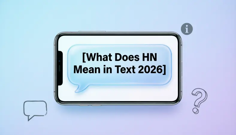 What Does HN Mean in Text 2026