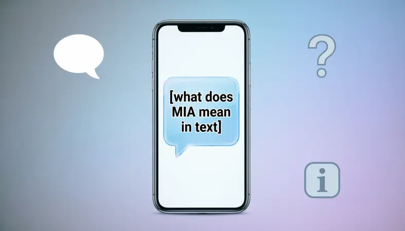 what does MIA mean in text