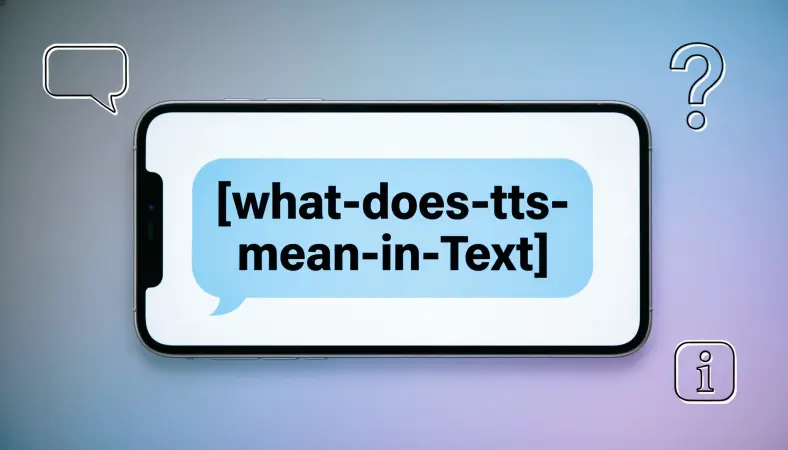 what does tsts mean in text