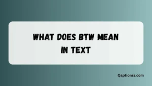 Read more about the article What Does BTW Mean in Text? Full Meaning and Usage Explained 2026