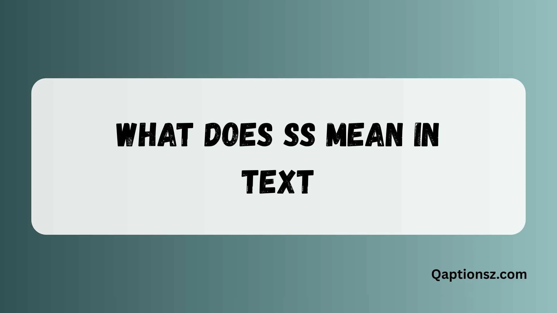 You are currently viewing What Does SS Mean in Text? Complete Guide to All Meanings 2026